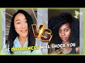 The difference between AFRO and EAST ASIAN hair