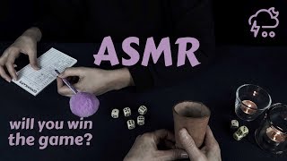 ASMR "Roleplay" - Play the Game Yahtzee (Kniffel) to Relax & Sleep with Thunder & Rain screenshot 5