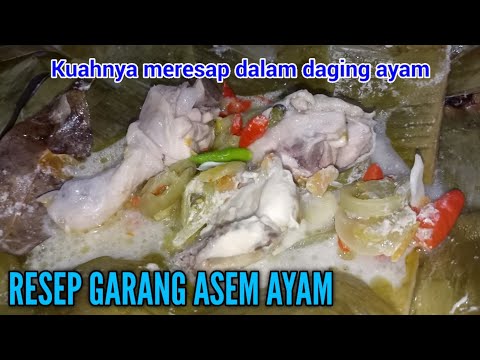 Resep Garang Asem Ayam Pakai Santan
