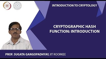 Cryptographic hash function: Introduction