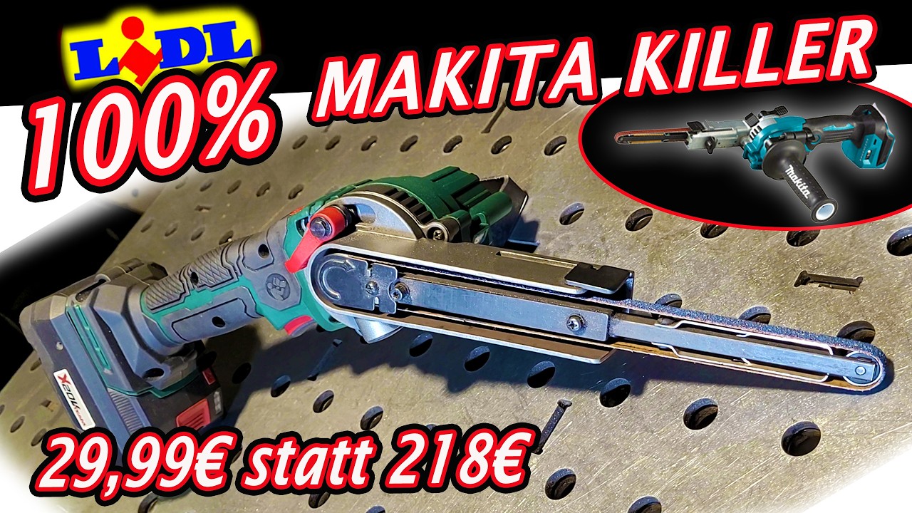 1zu 1 Makita Kopie o. LIDL Schrott? Akku Bandfeile (NEU)