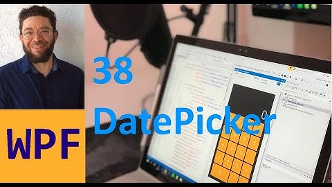 DatePicker - 38 - WPF C# en español