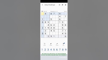 04 DECEMBER 2020 - SUDOKU DAILY CHALLENGE