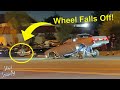 Lowrider Hopping FAIL! Wheel falls off on the Blvd
