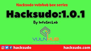VulnHub  :  hacksudo - 1.0.1 video  by InfoSecLab  | box creator vishal Waghmare
