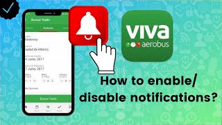 How to enable/disable notifications in Viva Aerobus? screenshot 5