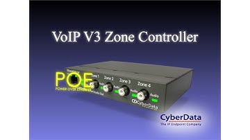 SIP Paging Zone Controller with 4-Port Audio Out