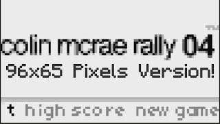 Colin Mcrae Rally 04 [96X65 Pixels Version!] Java Game (8Bit Games Limited 2004)