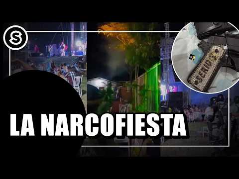NARCO PARTY!: The CJNG leader, "El Serio," celebrates with machine guns, despite being presumed d...