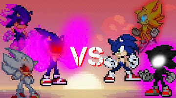 Sonic vs Sonic.exe (part 2) | Sprite animation | Stick nodes