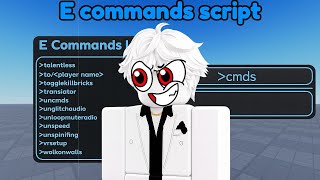 E commands FE script | Roblox script | Roblox exploit