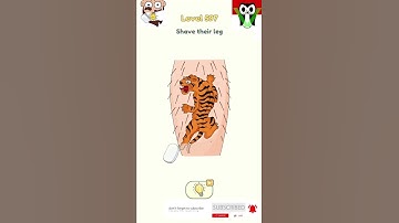 inavb DOP 2: Delete One Part  Level 597 Shave Their Leg Walkthrough Solution #shorts #DOP2