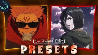 TOP 5 AE LIKE ANIME EDIT PRESETS | ALIGHT MOTION
