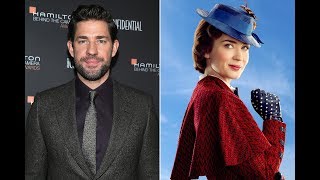 John Krasinski couldn't stop crying when he first watched Emily Blunt in Mary Poppins Returns