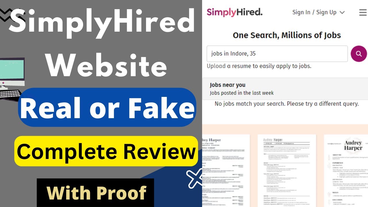 Simplyhired Review Simplyhired Is Real Or Fake Simplyhired Jobs In