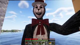 This Horror Mod Where the Cat in the Hat Appears in My House Is Too Creepy【Minecraft】