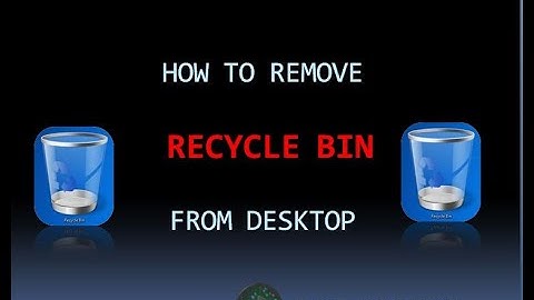 how to remove Recycle bin from the Desktop win xp/7/8/10 || remove recycle bin || #digitechAbhi