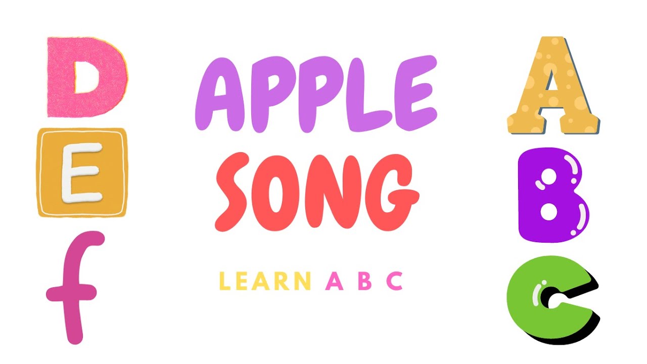 Apple Song | Learn Fruits for Kids | Educational Learning Songs ...