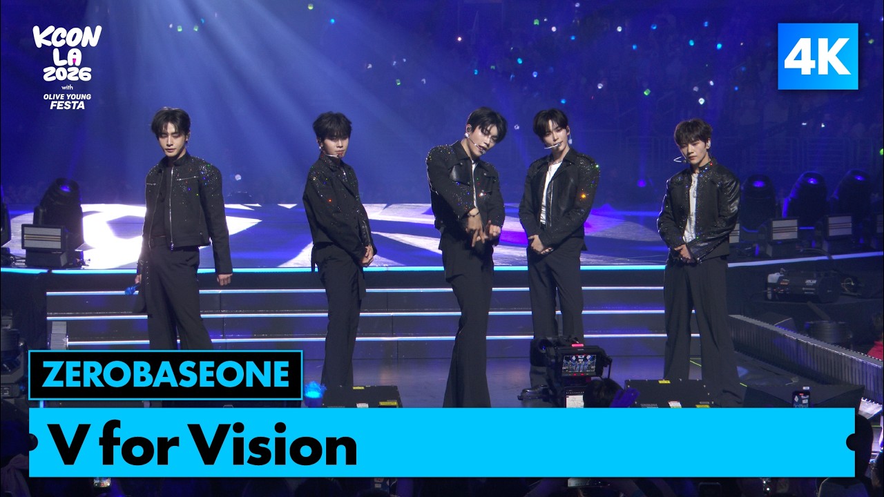 4K] ZEROBASEONE - V for Vision | FULL CAM | KCON LA 2026 - YouTube