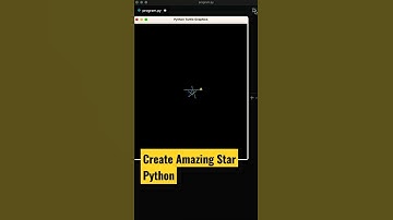Coding status Python language program Star turtle #shorts #coding #programming