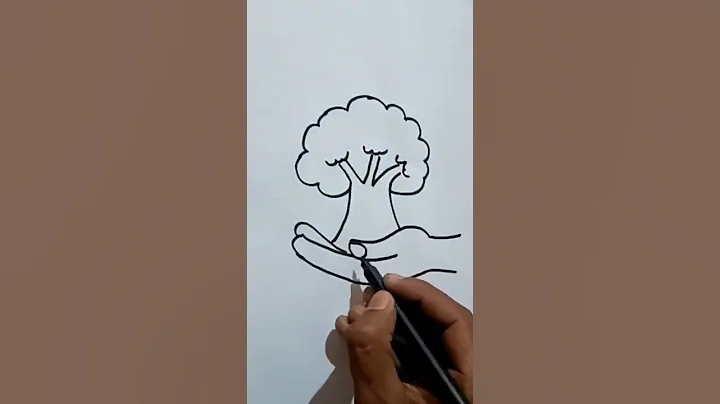 Save Tree drawing 🎄🌴🌳🌲Artz Riteeshh 🌲🌳🌴🎄#ytshorts #artzriteeshh #drawing #shorts #savetrees