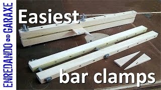 The simplest bar clamps you can make