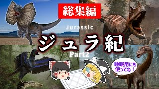 【睡眠用・ゆっくり解説】ジュラ紀とは？Part２　ディロフォサウルス/ケラトサウルス/ディプロドクスなど【途中広告なし】