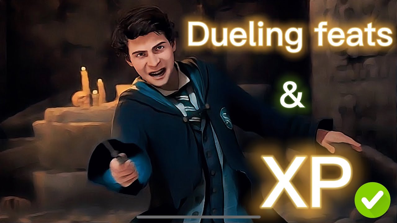 The quickest and easiest way to complete dueling feats in Hogwarts