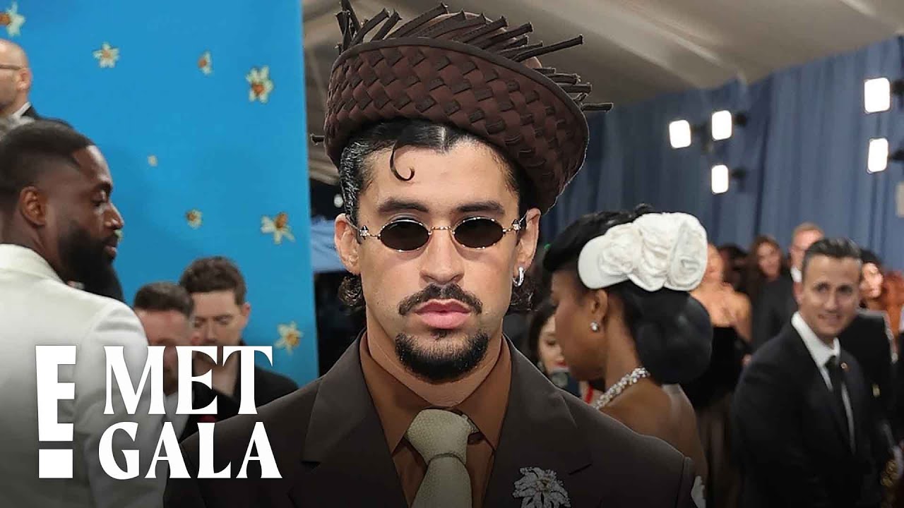 Bad Bunny Is Carrying His Met Gala 2025 Look--Literally | E! News