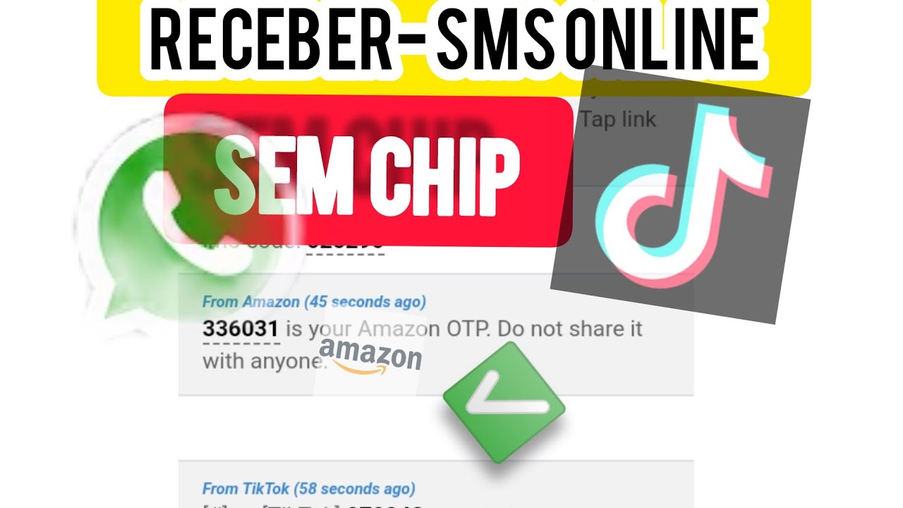 GERADOR  DE NÚMERO VIRTUAL! PARA  RECEBER SMS ONLINE Sem Chip"