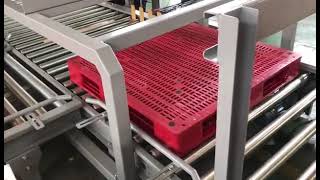 Empty pallets automatic de-stacker