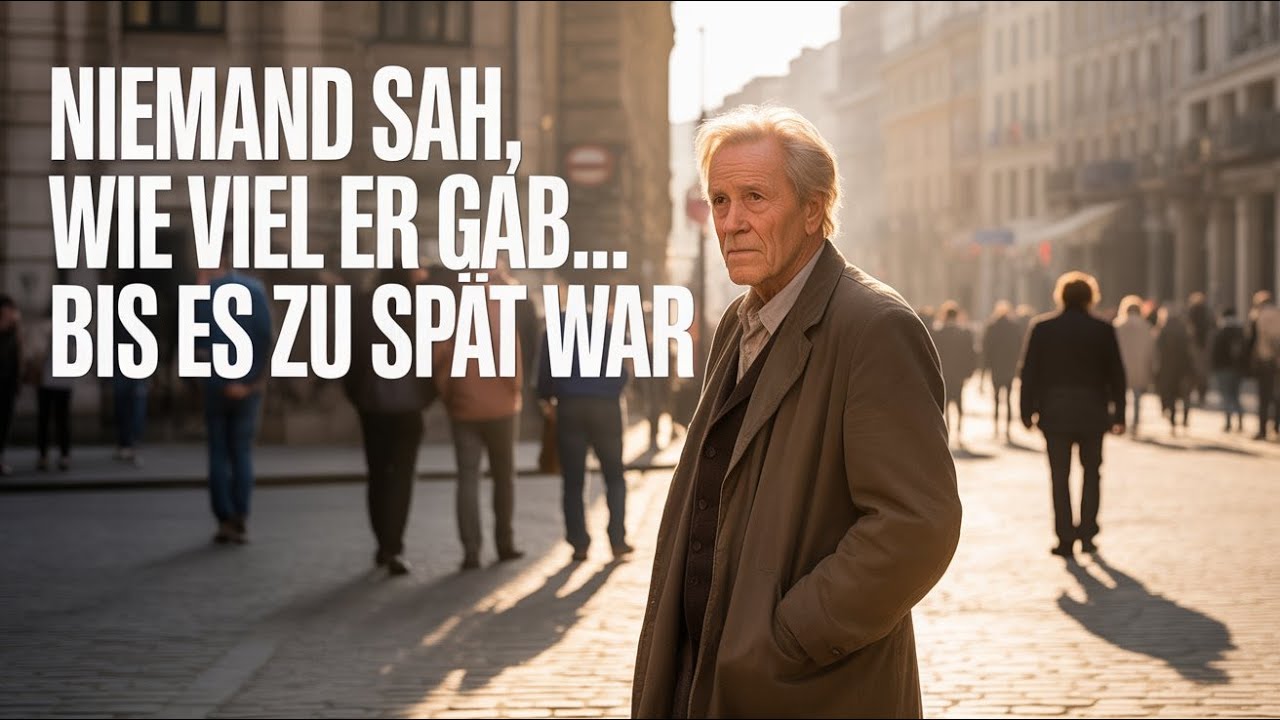 NIEMAND SAH, WIE VIEL ER GAB… BIS ES ZU SPÄT WAR