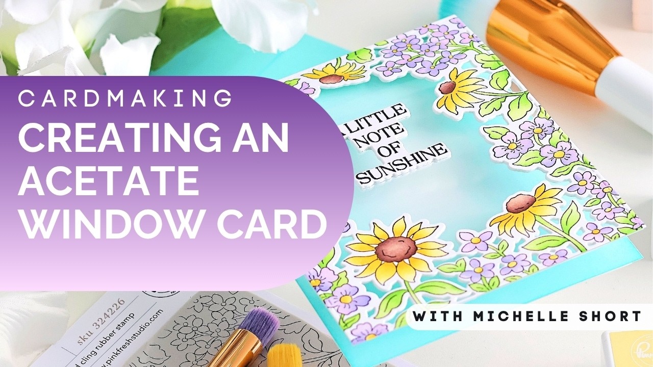 Sunlit Garden cling stamp