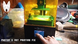 Anycubic Photon 0 Print Not Starting Fix