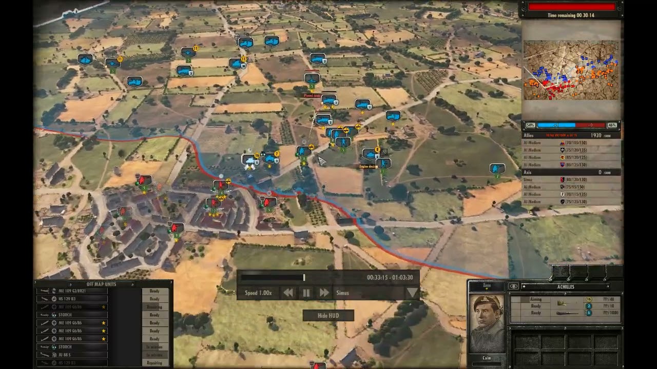 Steel Division Normandy 44 91st Luftlande 4v4 My Point of View Part 3