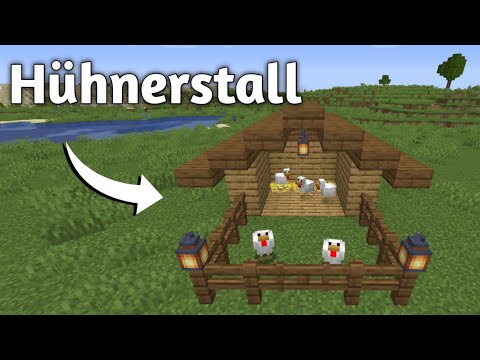 Tierstall Minecraft Minecraft Hühnerstall bauen | Minecraft Tutorial - YouTube