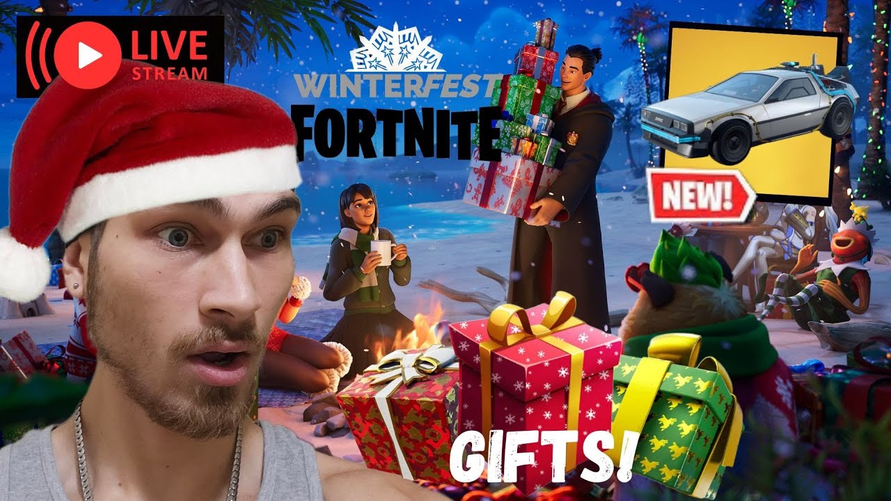 🔴 Fortnite Winterfest *Merry Christmas* 🎄 Christmas Day Stream