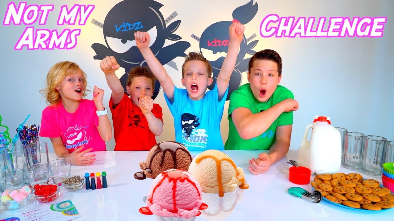 Not My Arms Homemade Ice Cream Challenge