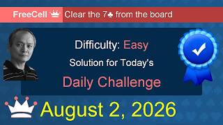 Microsoft Solitaire Collection: FreeCell - Easy - August 2, 2026 screenshot 4