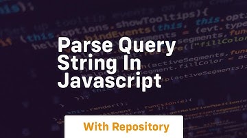 parse query string in javascript