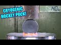 How Strong Are different Materials at -320°F / -196°C? Hydraulic Press Test!