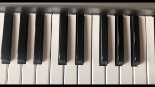 СНЕЖИНКА «караоке» с текстом и мелодией на фортепиано