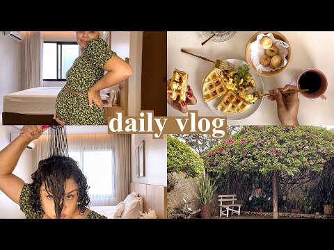 VLOG | nosso sábado chuvoso e aconchegante, rotina em família, finalizando cabelo… 🌧️☕️🍂