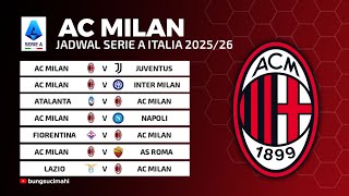 Jadwal AC Milan Liga Italia 2025-2026 | Jadwal AC Milan 2025