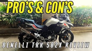 Benelli TRK 502X Review | Test Ride | English | Philippines | 2021 | Why buy | Pro's | Con's