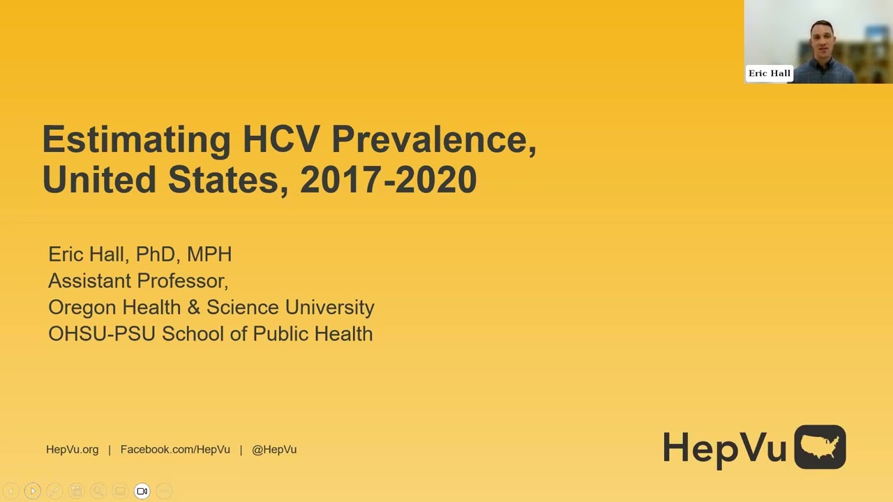 New Hepatitis C Estimates Webinar