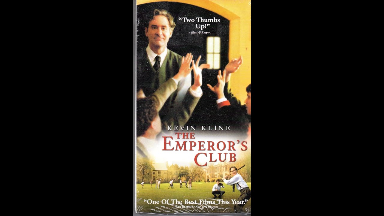 Opening and Closing to The Emperor's Club VHS (2003) - YouTube