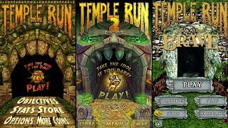 Temple Run Vs Temple Run 2 Sky Summit Vs Temple Run Brave - Endless Run Gameplay screenshot 4