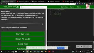 FCC: 1.lekcija Basic JavaScript:Comment Your JavaScript Code (na Hrvatskome jeziku) Wealth