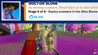 Deploy scanners in the Alien Biome Stage 5 of 6 Fortnite screenshot 1